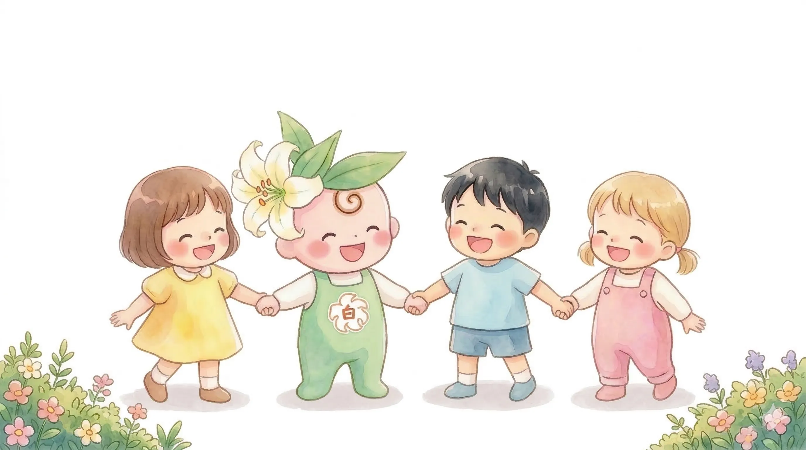 しらゆりちゃんとお友達